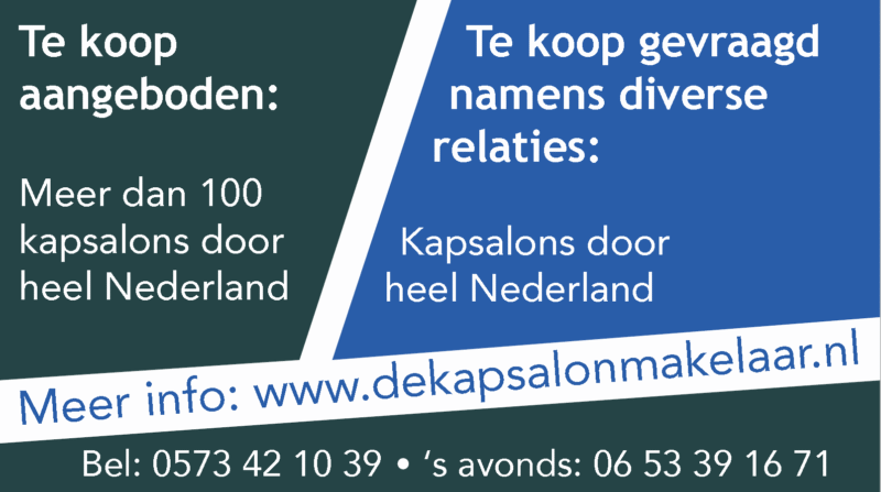 Advertentie DeKapsalonMakelaar